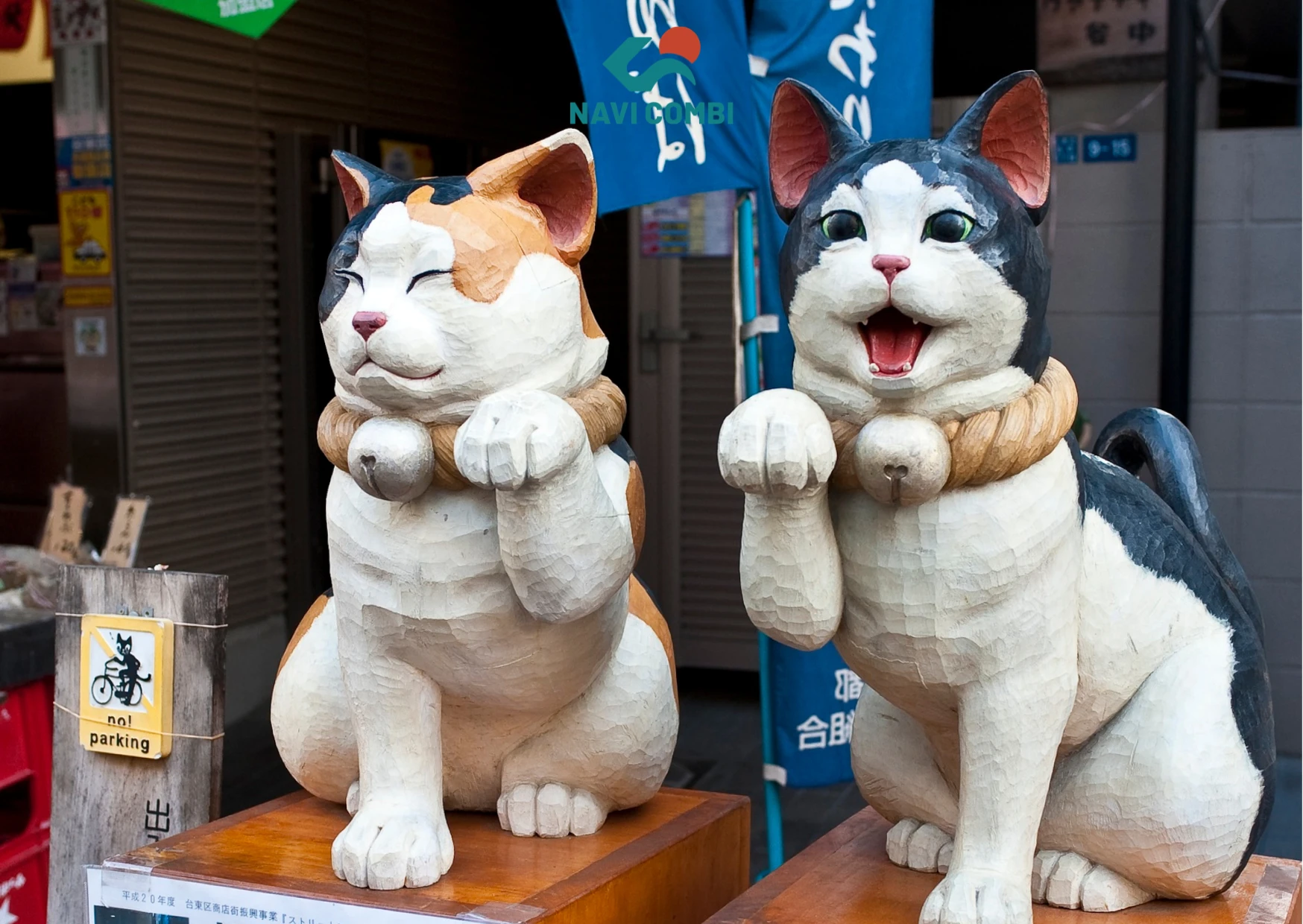 hình ảnh mèo đặc trưng tại phố Yanaka