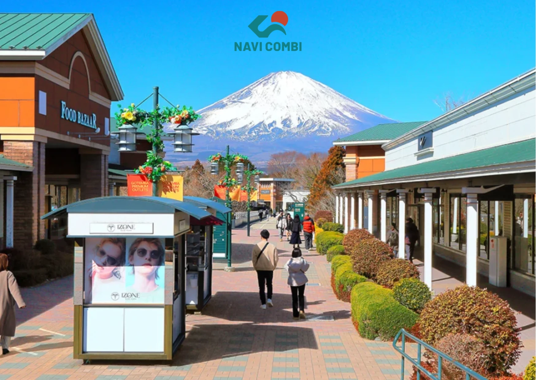 Gotemba Premium Outlets view núi Phú Sĩ