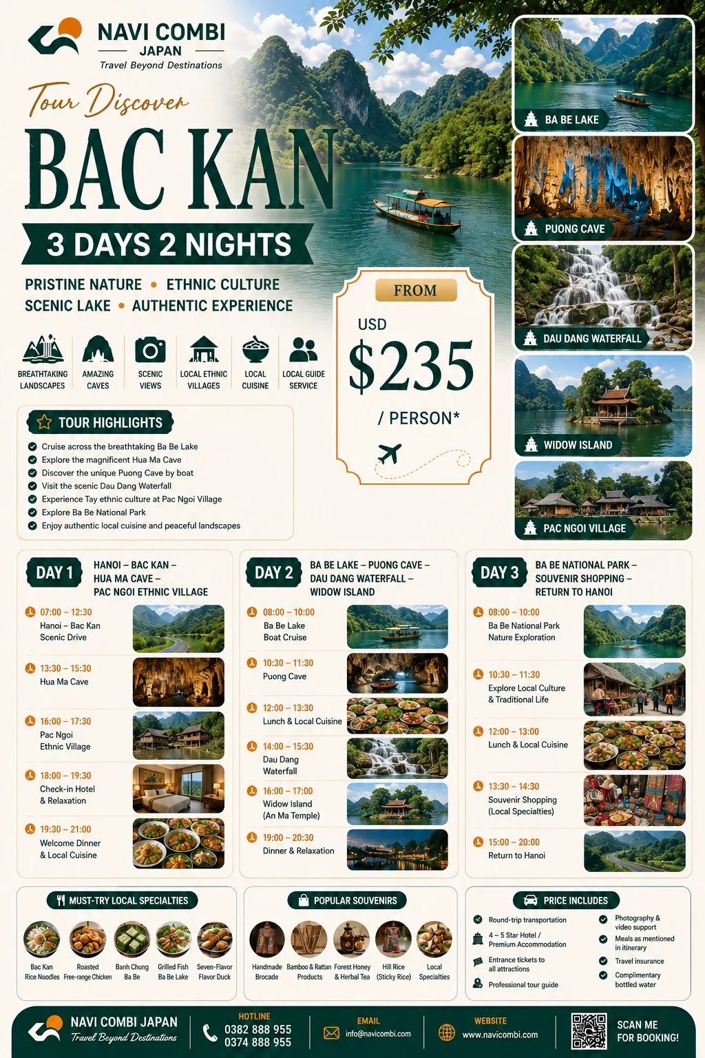 BAC KAN DISCOVERY TOUR | 3 DAYS 2 NIGHTS