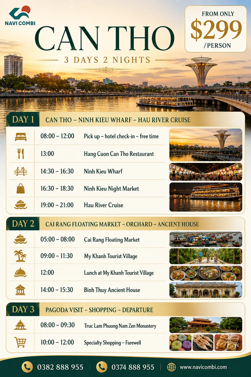 CAN THO DISCOVERY TOUR | 3 DAYS 2 NIGHTS