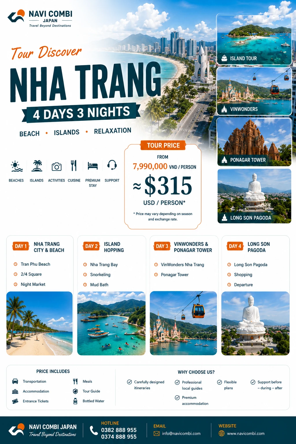 NHA TRANG DISCOVERY TOUR | 4 DAYS 3 NIGHTS